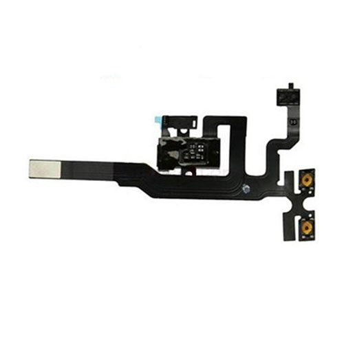 iPhone 4S Audio Jack, Power & Volume Flex Cable - Black