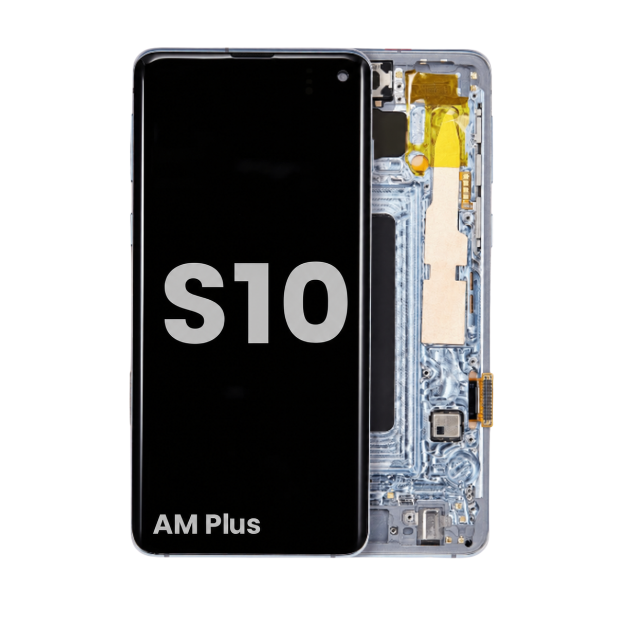Samsung Galaxy S10 Prism Blue OLED Assembly With Frame