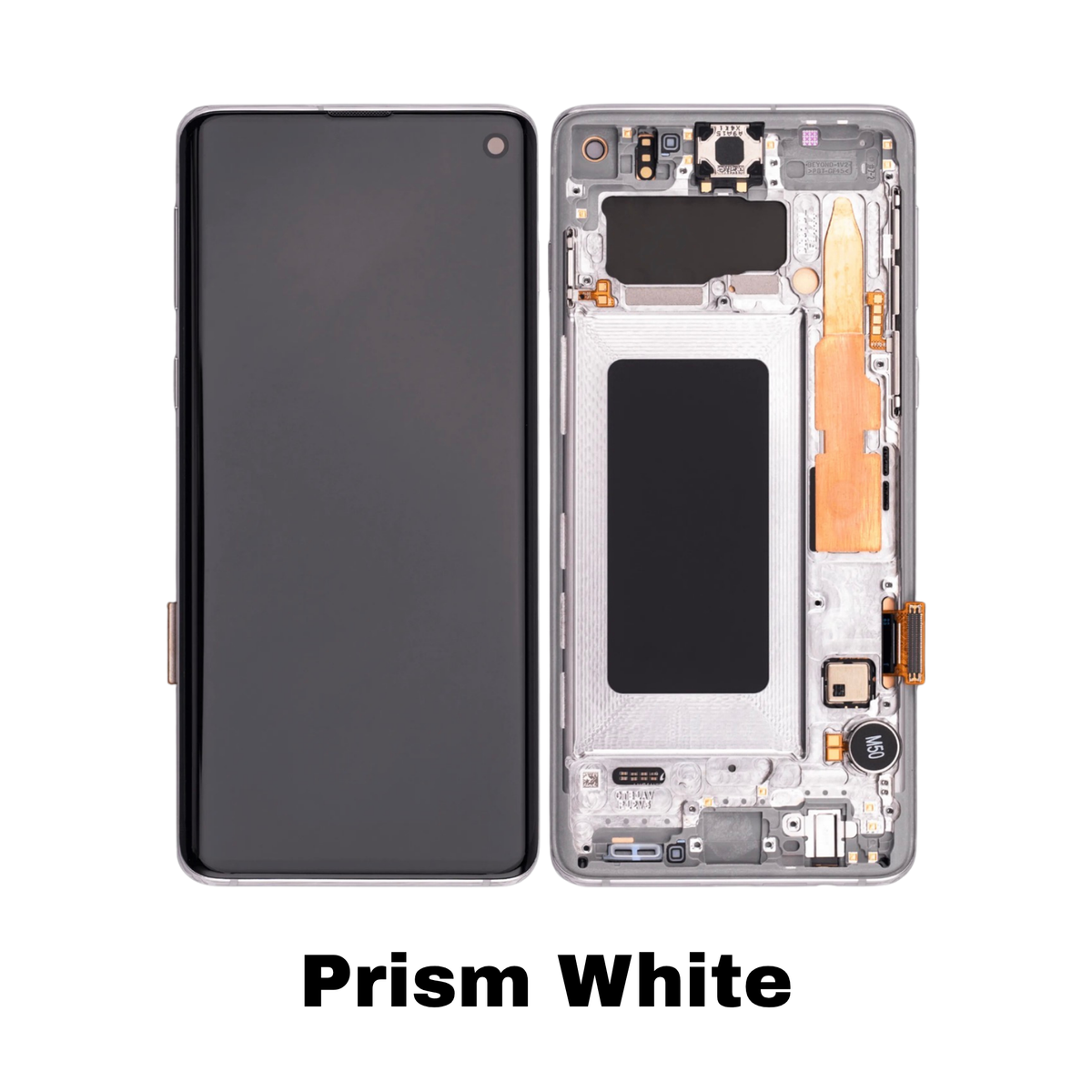Galaxy S10 Prism White OLED Assembly