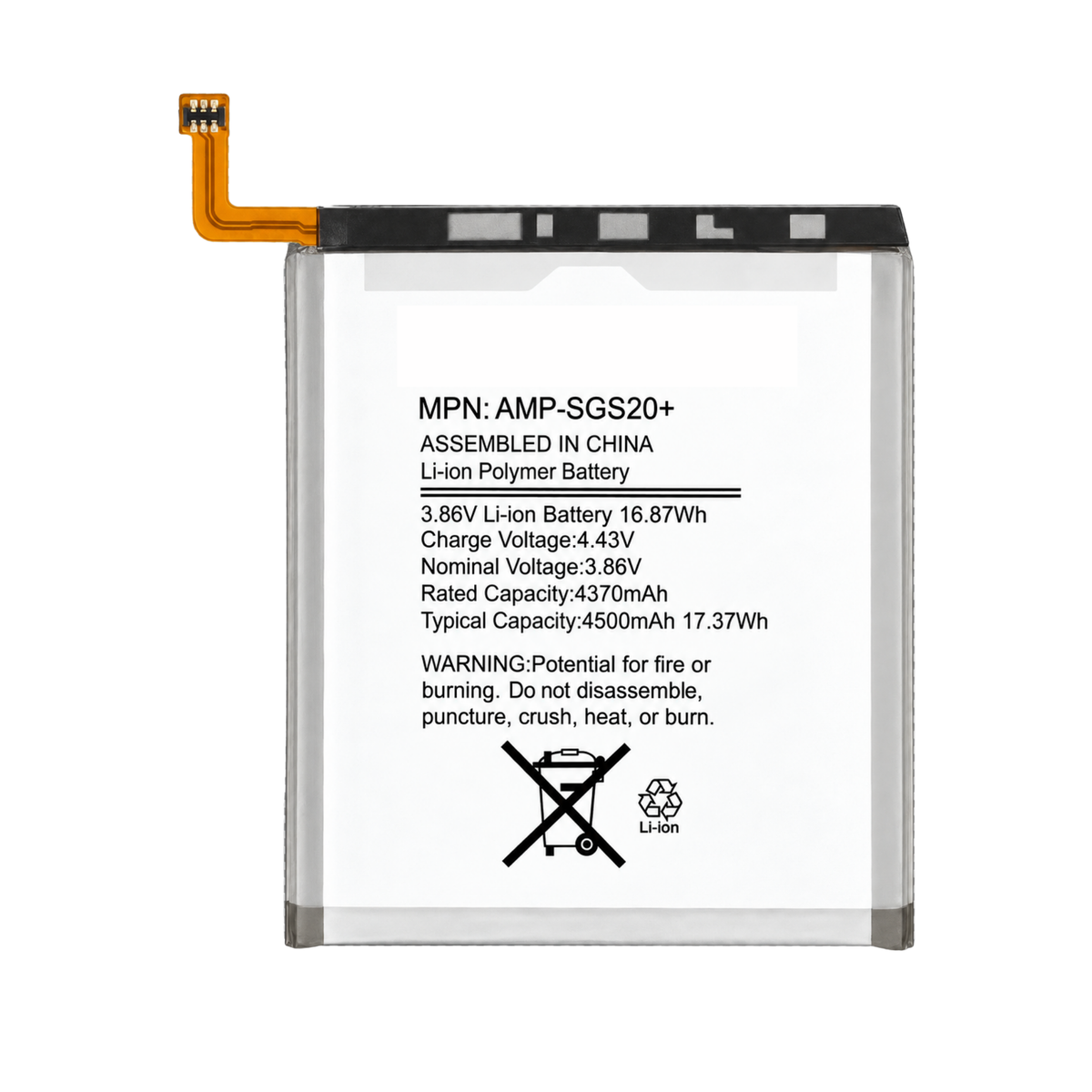 Samsung Galaxy S20 Plus Replacement Battery