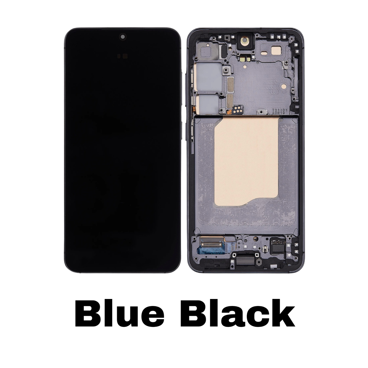 Samsung Galaxy S25 Black Blue OLED Assembly With Frame