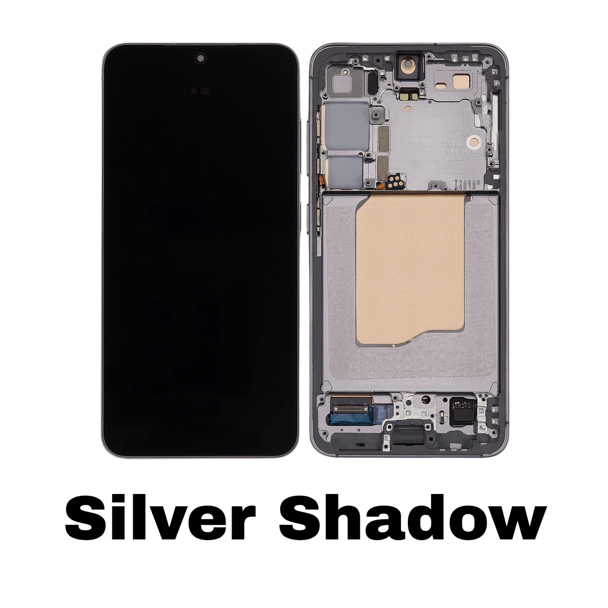 Samsung Galaxy S25 Silver Shadow OLED Assembly With Frame