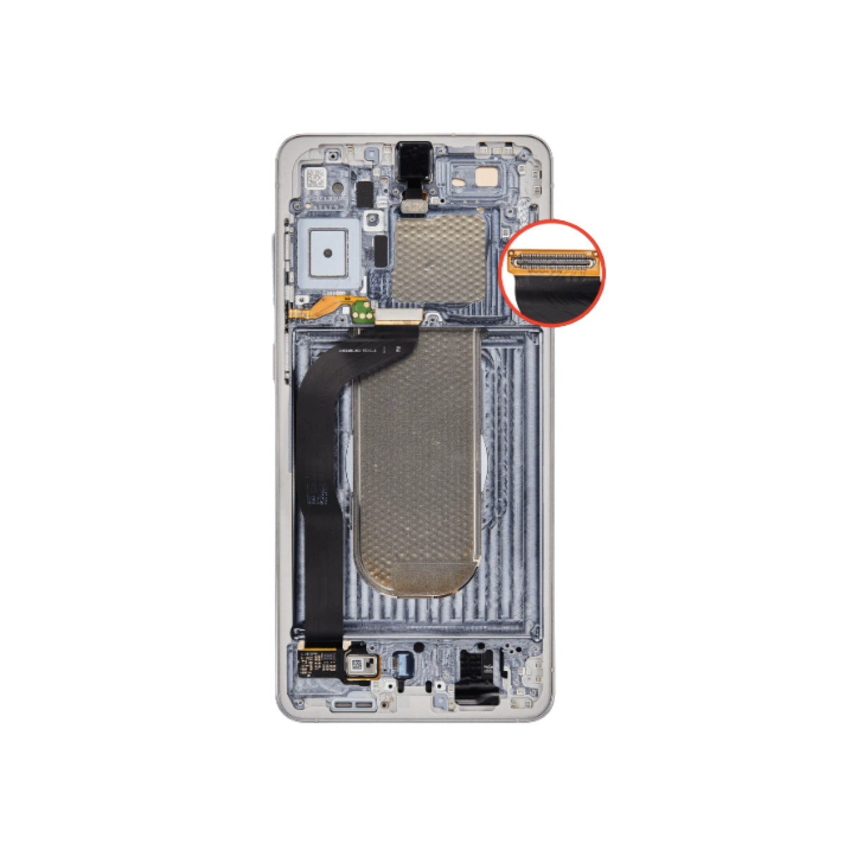 Samsung Galaxy S25 Edge OLED Screen Replacement Titanium Silver