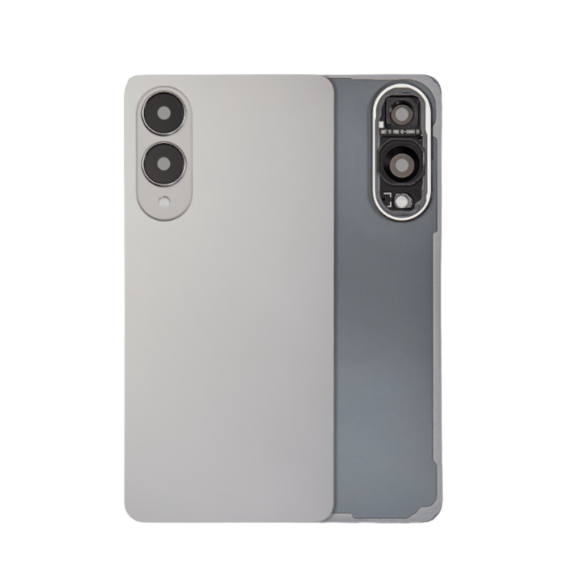 Samsung Galaxy S25 Edge Back Cover Glass Titanium Silver