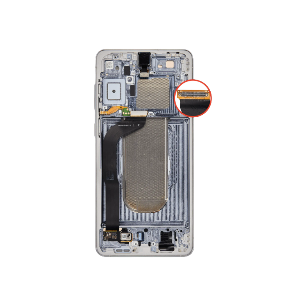 Samsung Galaxy S25 Edge OEM Screen Replacement Titanium Silver