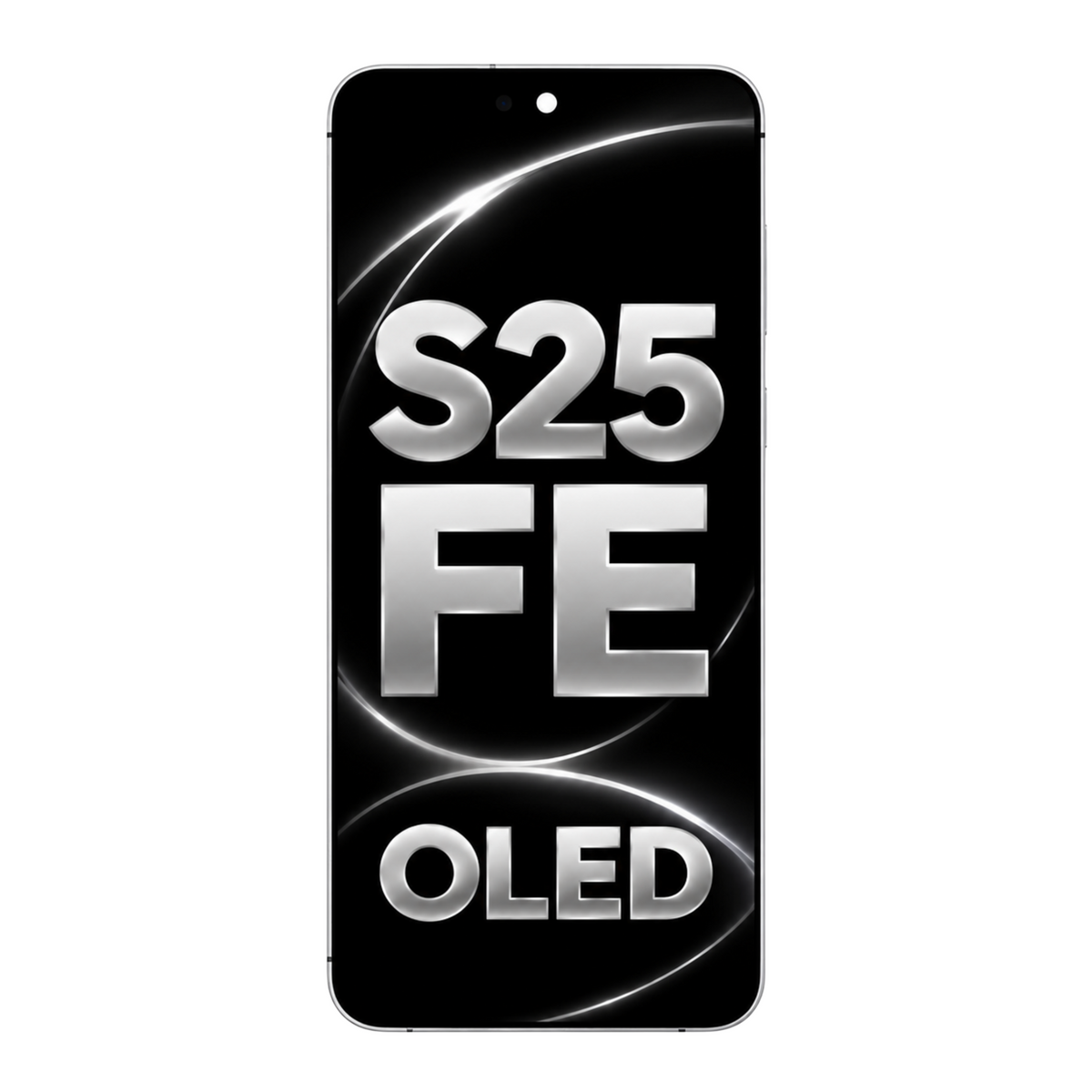 Samsung Galaxy S25 FE White OLED Screen
