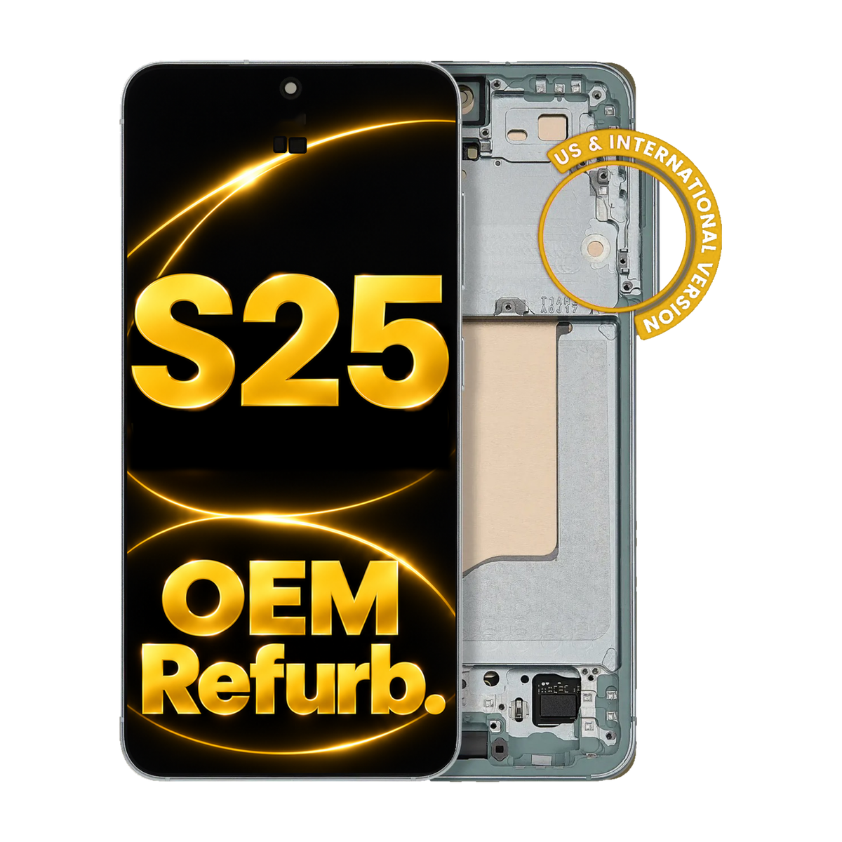 Samsung Galaxy S25 Mint OEM Refurbished Screen