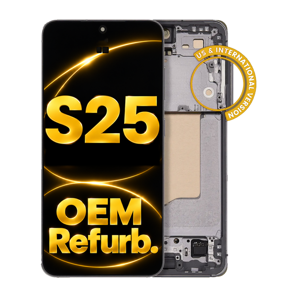 Samsung Galaxy S25 Silver Shadow OEM Refurbished Screen