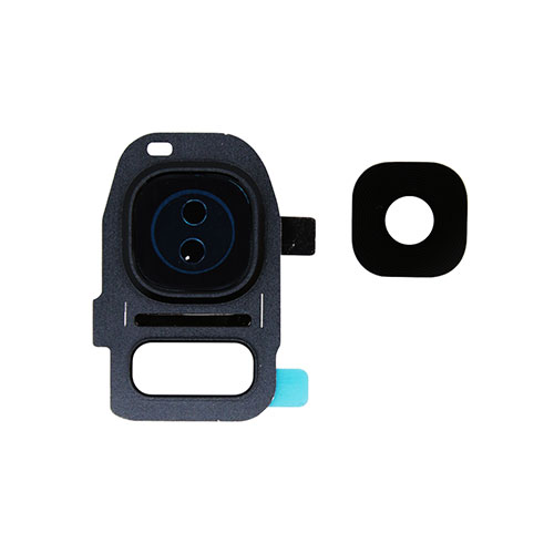 Samsung Galaxy S7 Edge G935 Camera Lens With Bezel - Black