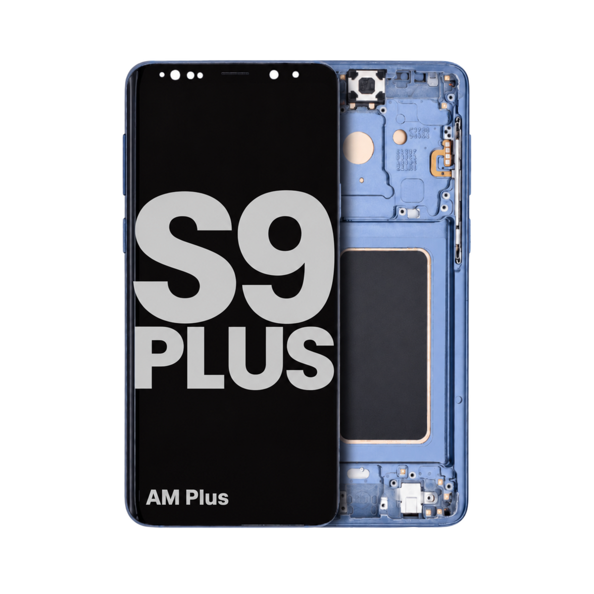 Samsung Galaxy S9 Plus Coral Blue OLED Assembly With Frame