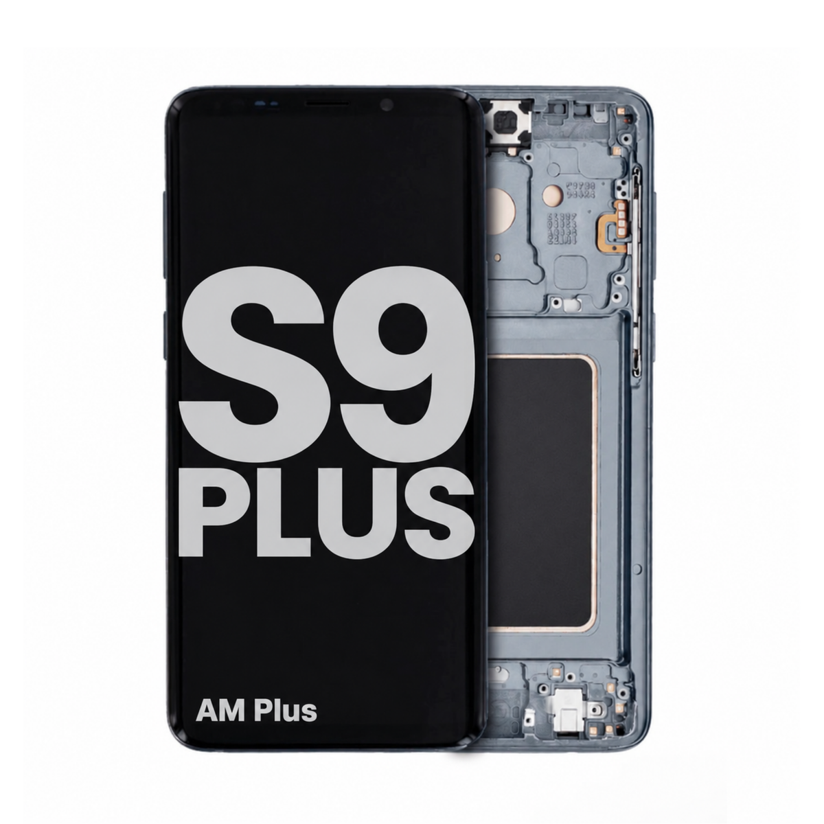 Samsung Galaxy S9 Plus Titanium Gray OLED Assembly With Frame