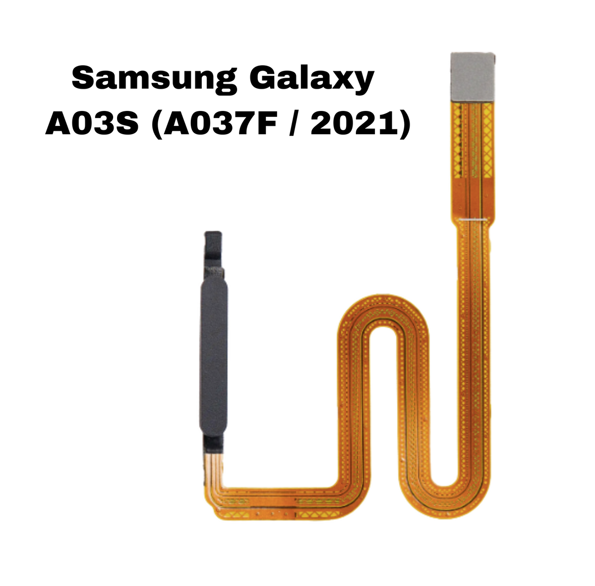 Samsung Galaxy A03S (A037F / 2021) Fingerprint Reader With Flex Cable (Black)