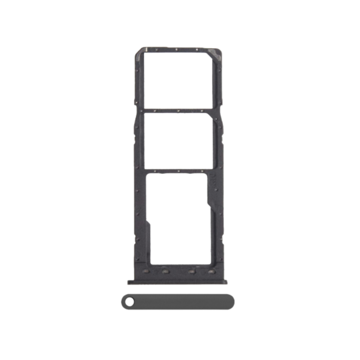 Samsung Galaxy A10 Dual SIM Card Tray - Black