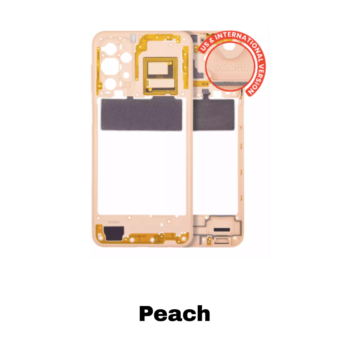 Galaxy A23 5G Mid-Frame Housing – Peach