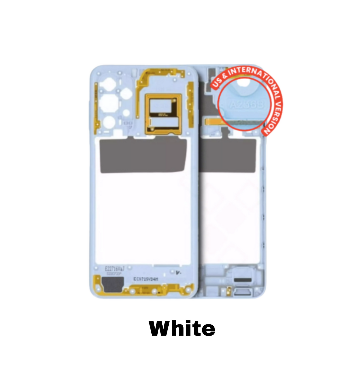 Galaxy A23 5G Mid-Frame Housing – White