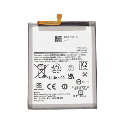Front View of Galaxy A35 5G Replacement Battery OEM EB-BA256ABS