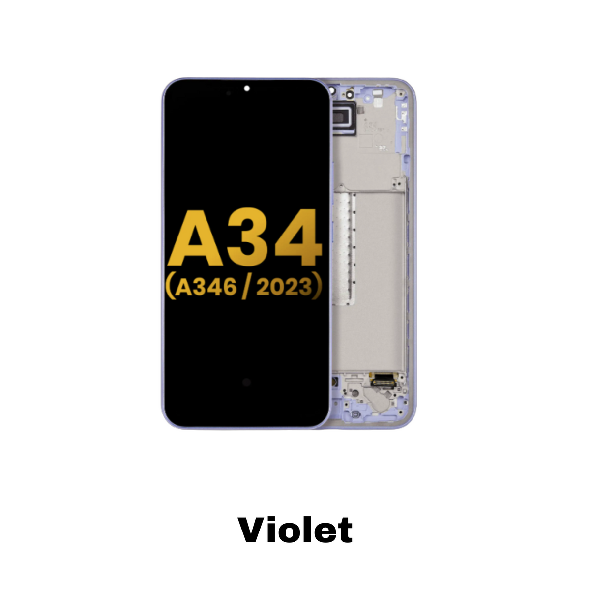 Samsung Galaxy A34 OLED Screen Replacement – Violet