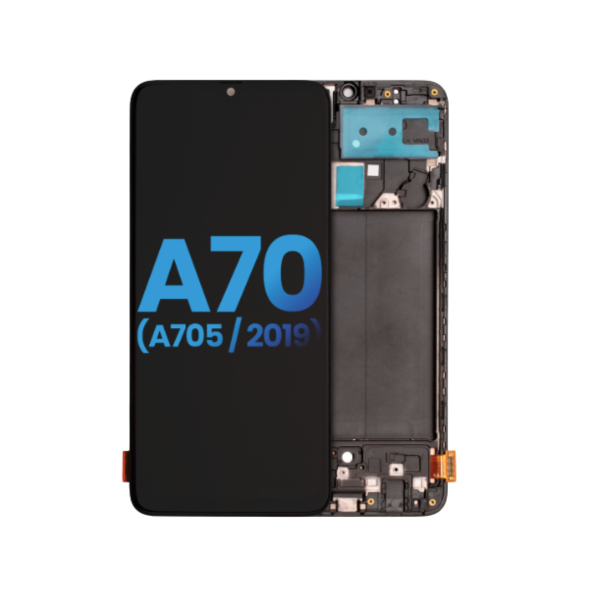 Samsung Galaxy A70 aftermarket LCD screen replacement