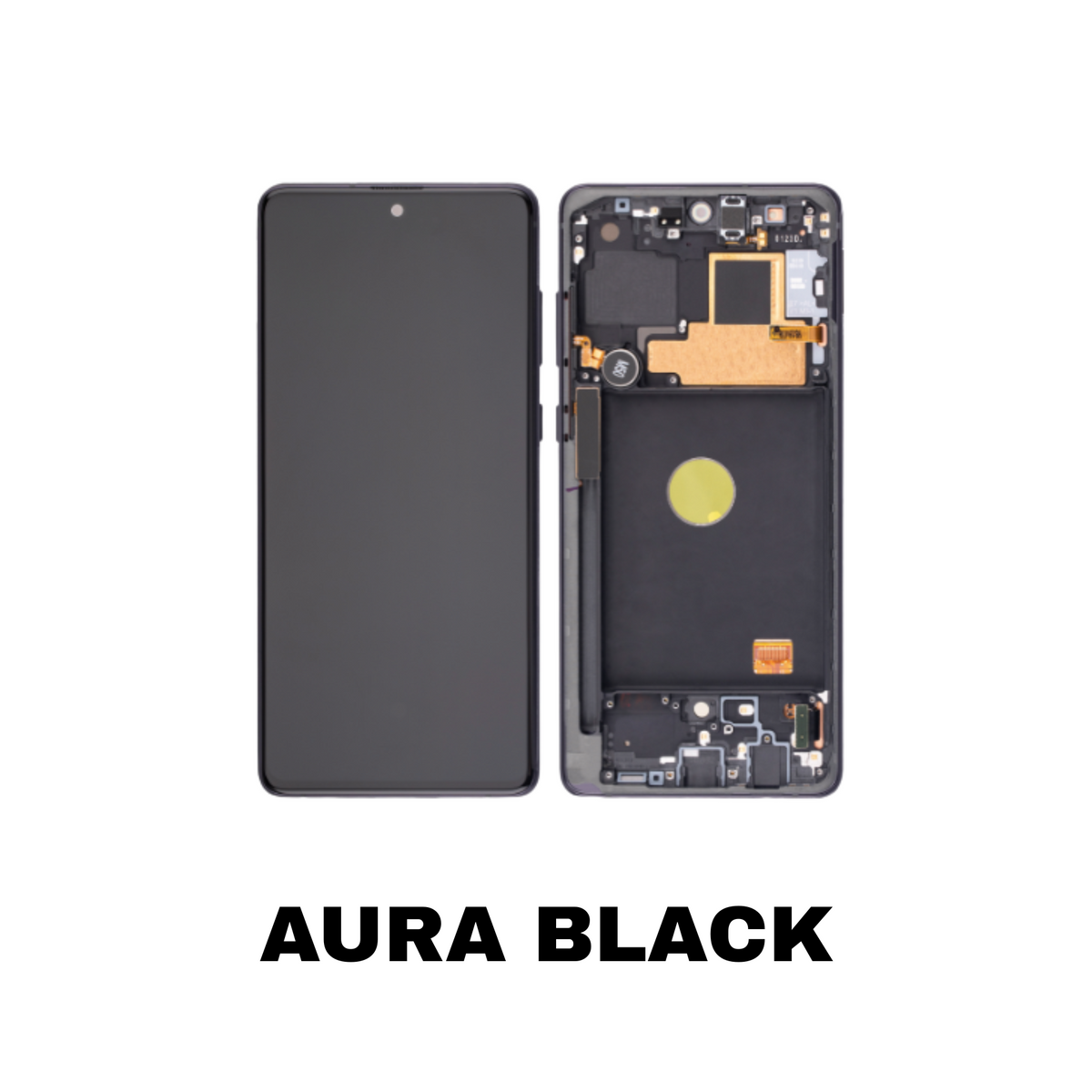 Samsung Note 10 Lite OEM screen replacement Aura Black