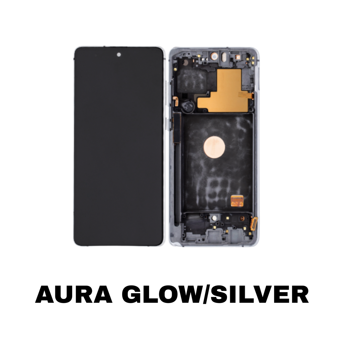 Samsung Note 10 Lite OEM screen replacement Aura Glow/Silver