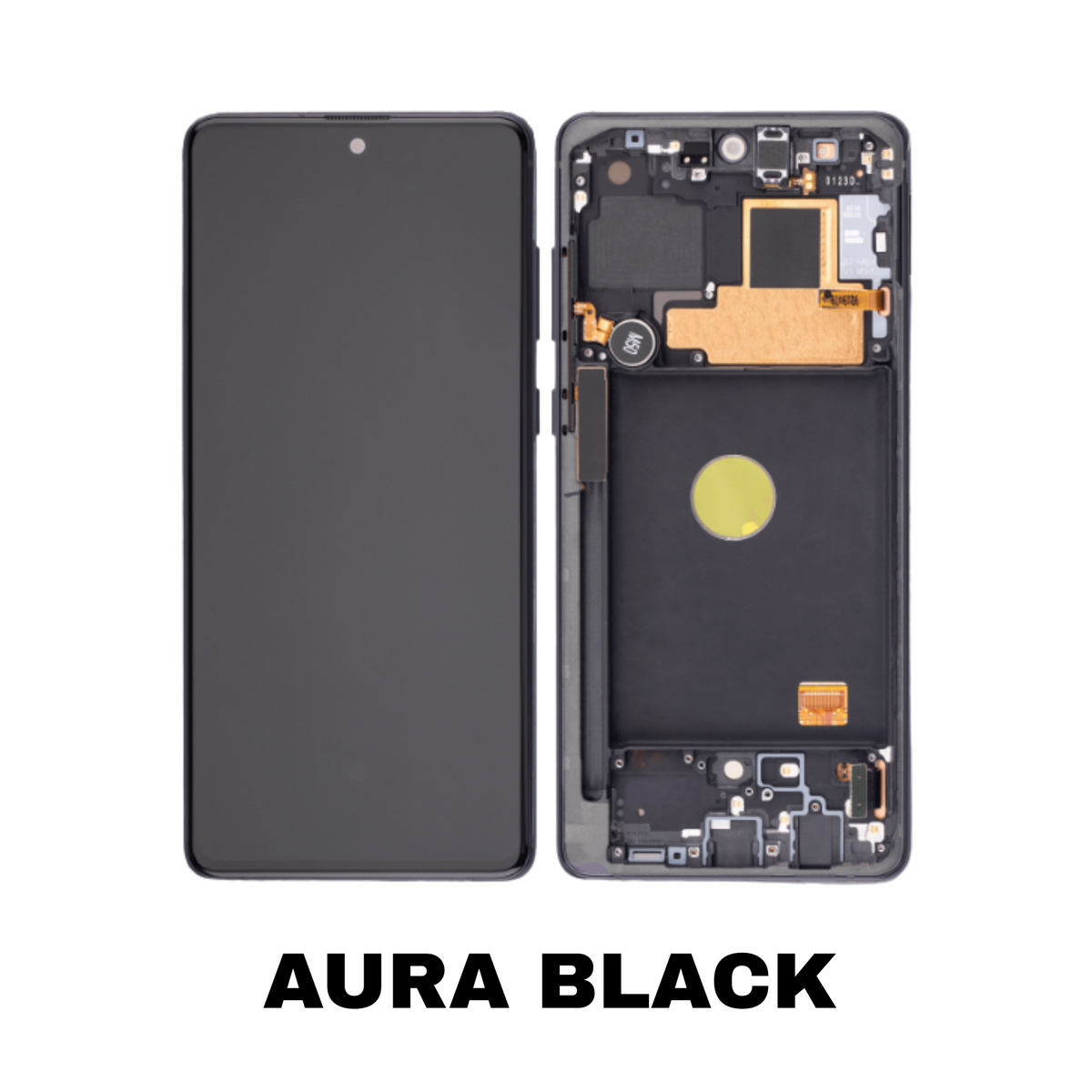 Samsung Note 10 Lite OLED screen replacement Aura Black