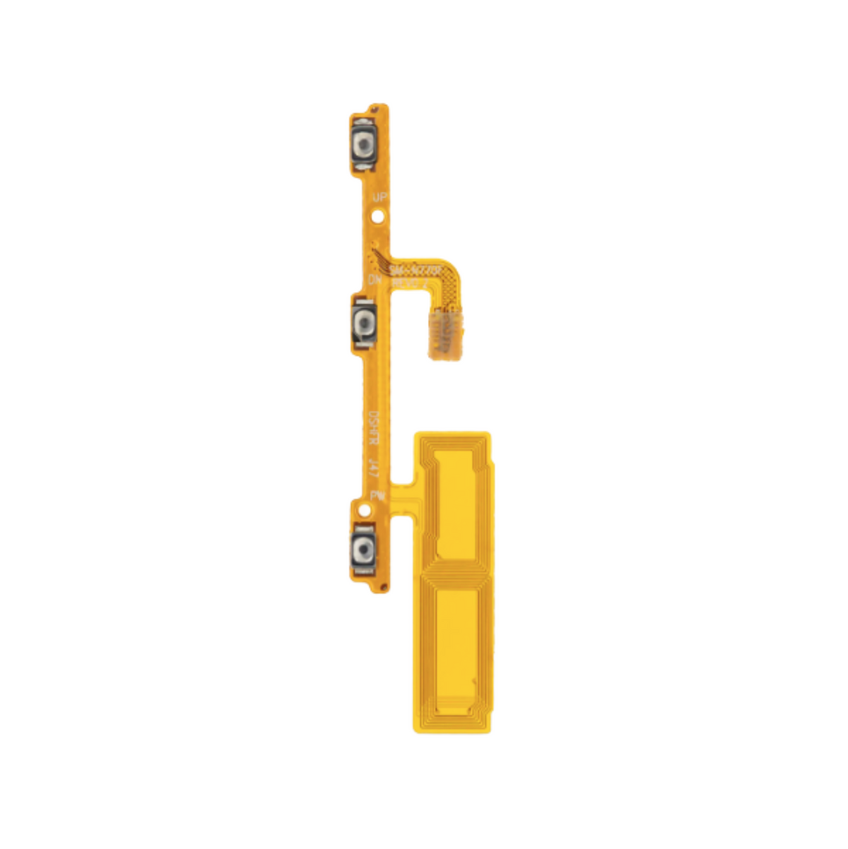 Front View of Galaxy Note 10 Lite Power And Volume Flex Cable
