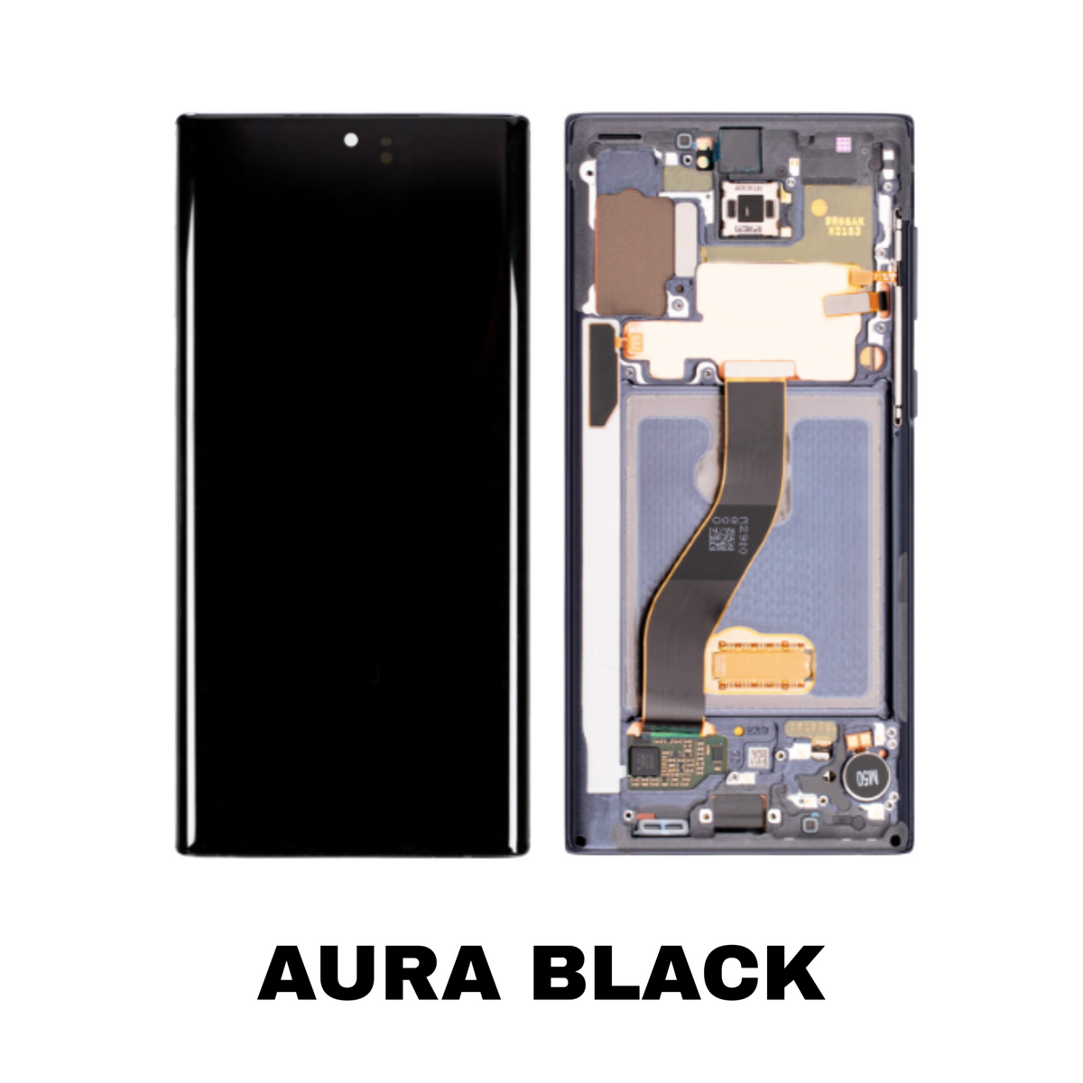 Samsung Note 10 OLED screen replacement Aura Black