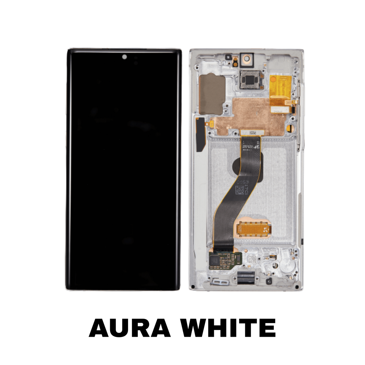 Samsung Note 10 OLED screen replacement Aura White