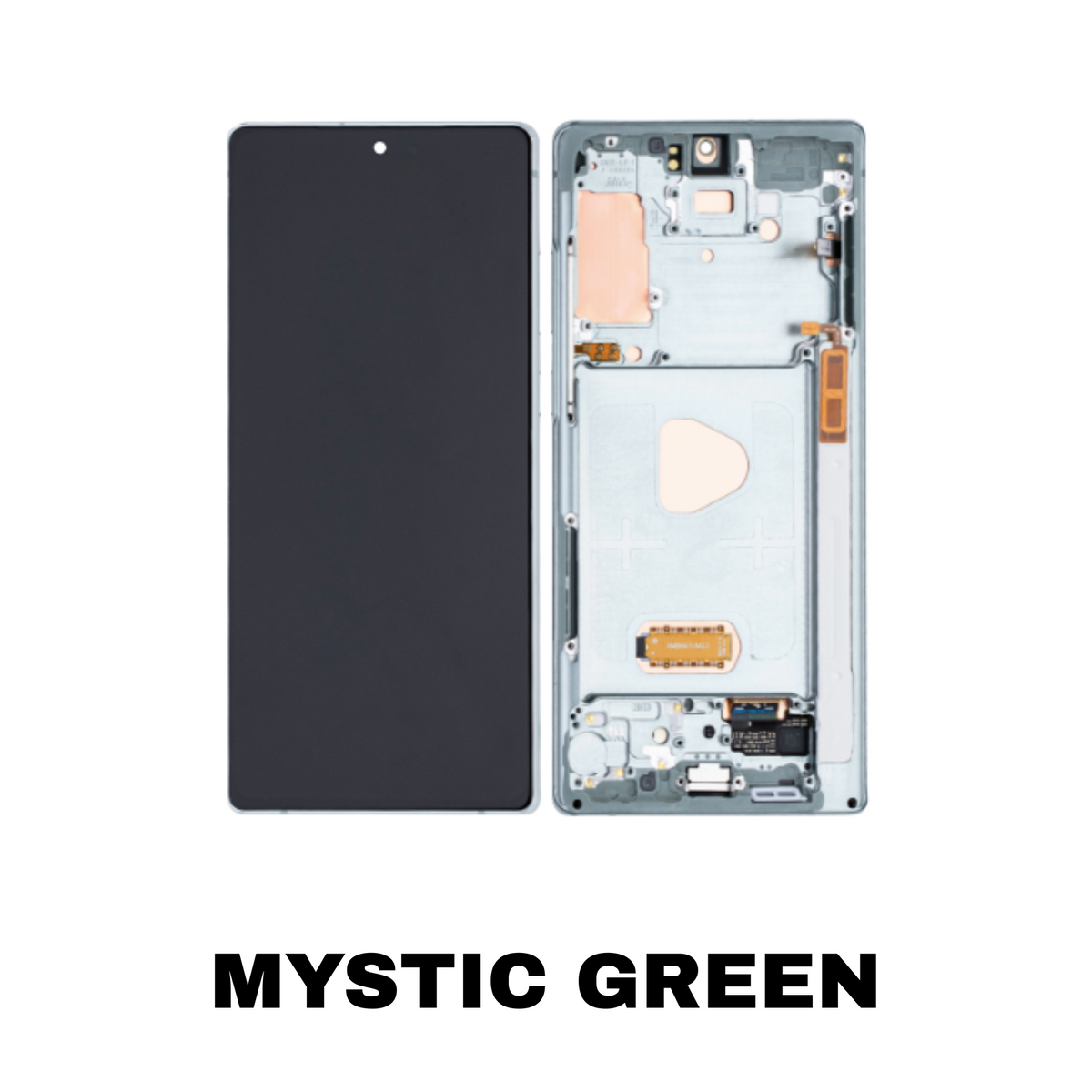 Samsung Note 20 5G OLED screen replacement Mystic Green