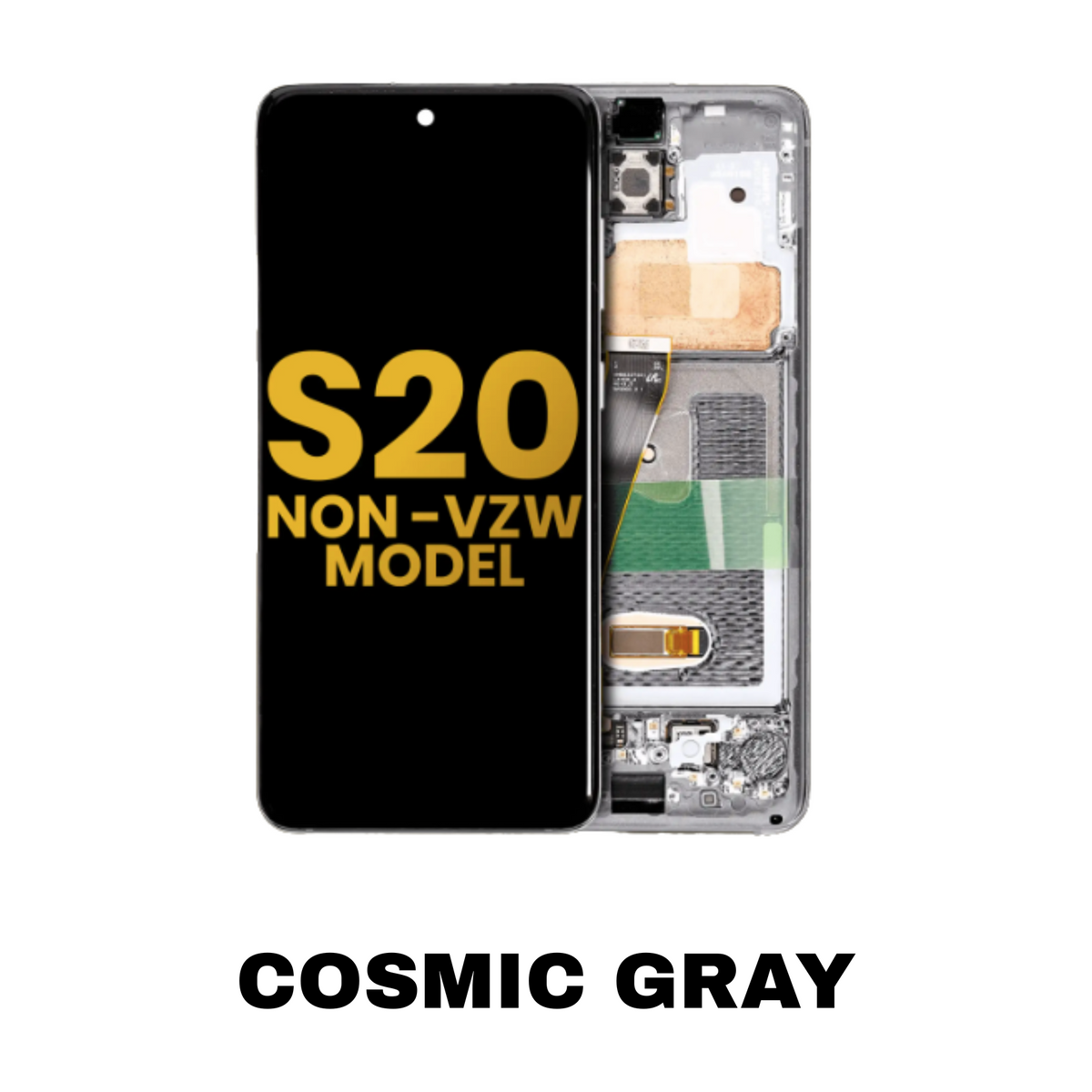 Samsung Galaxy S20 5G OLED repair assembly Cosmic Gray