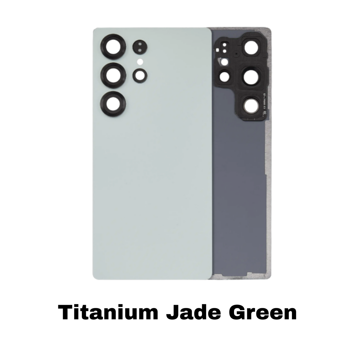 Samsung Galaxy S25 Ultra 5G Back Cover Glass With Camera Lens (Titanium Jade Green)