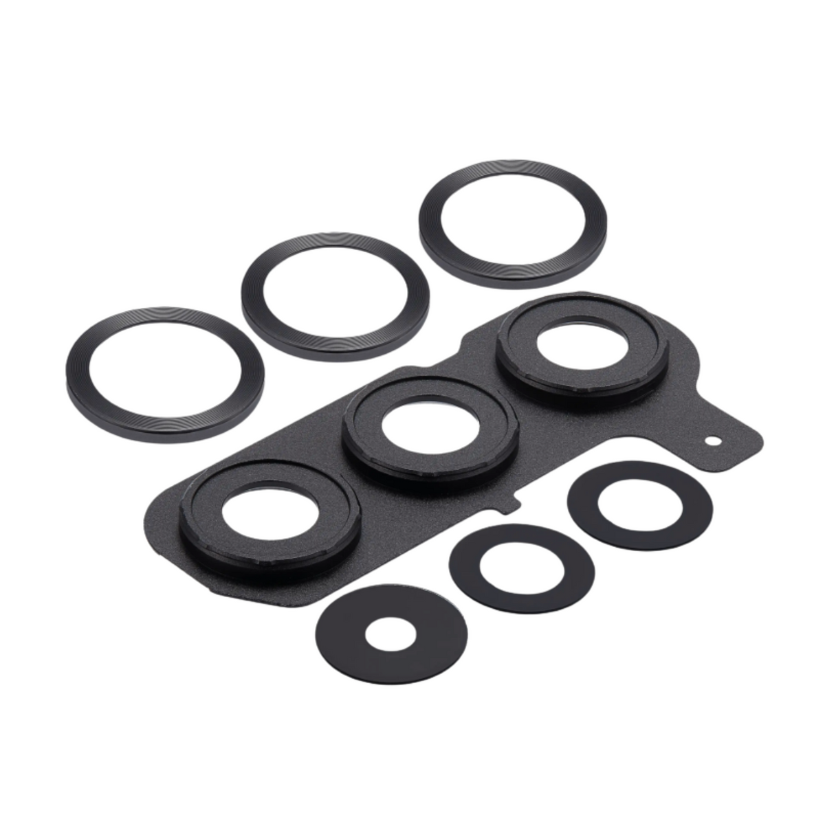 All parts of Galaxy S25 Plus back camera lens with bezel ring