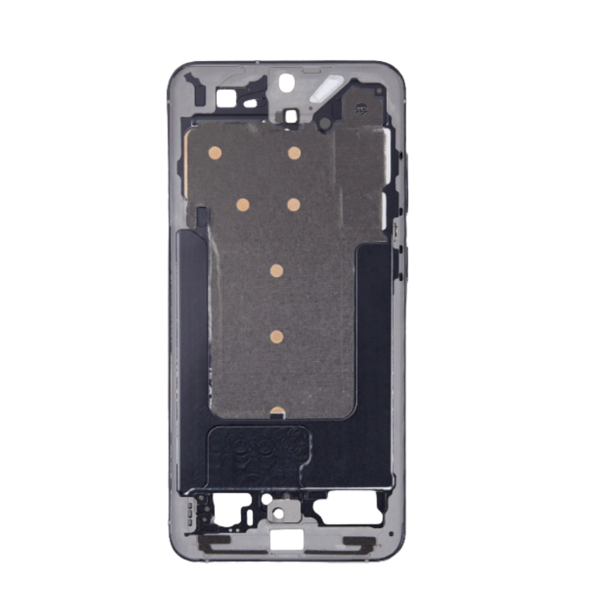 Front View of Samsung Galaxy S25 Plus mid-frame housing