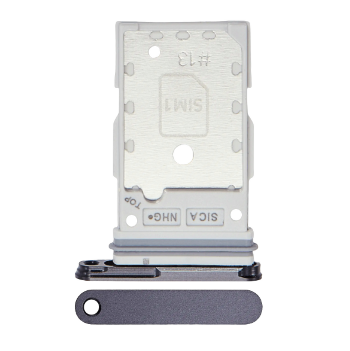 Front View of Galaxy S25 S25 Plus dual SIM tray replacement