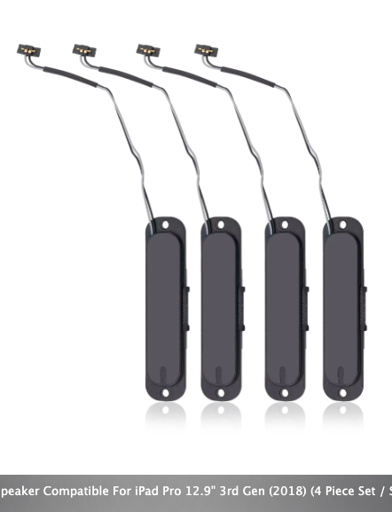iPad Pro 12.9" 3rd Gen (2018) Loudspeaker Replacement (4 Piece Set / Small)