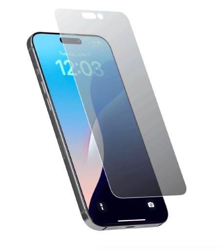 Tempered Glass Compatible for iPhone 13 / 13 Pro / 14 / 16e (Privacy)