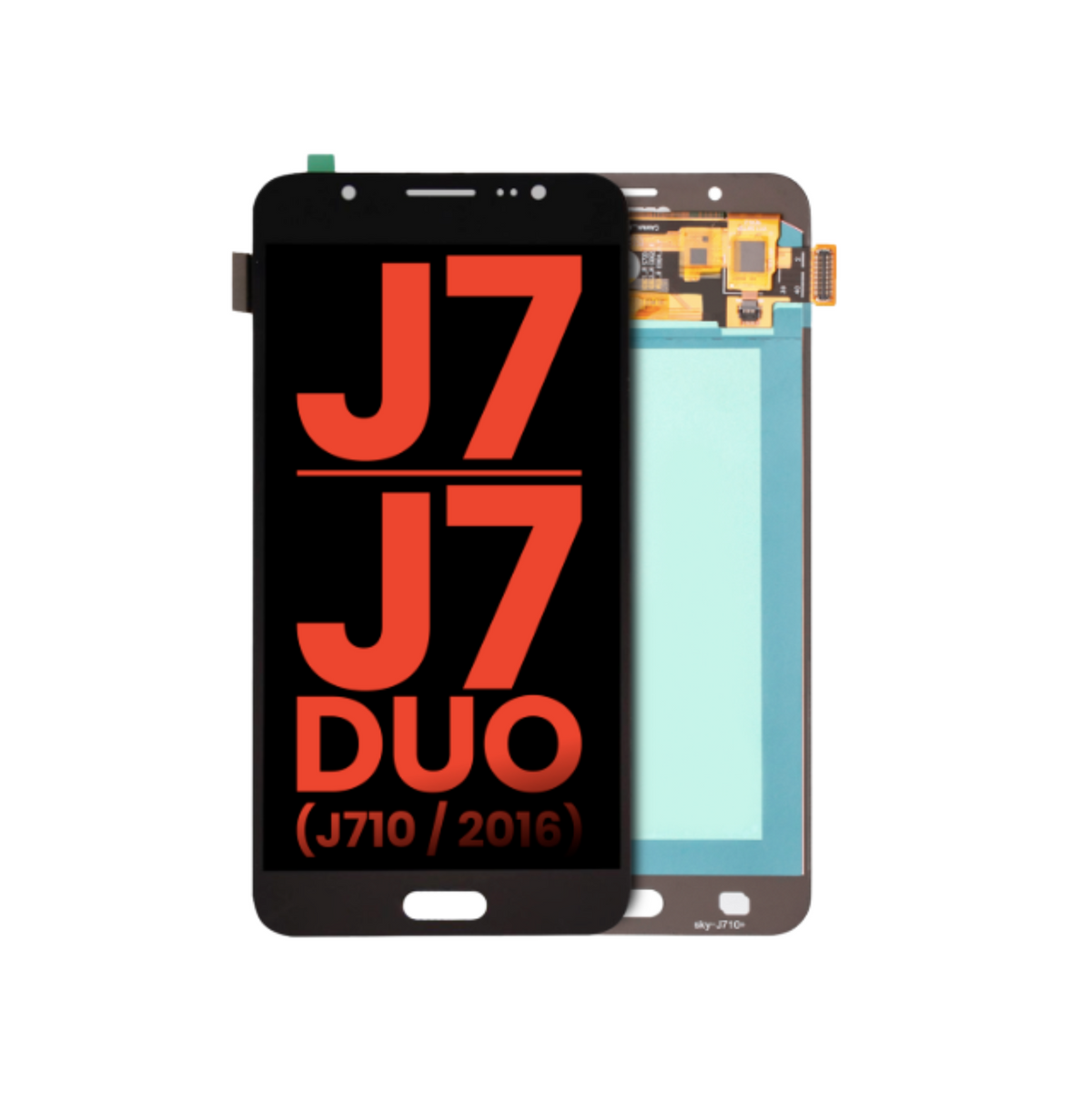 Samsung J7 Duo OLED display replacement without frame