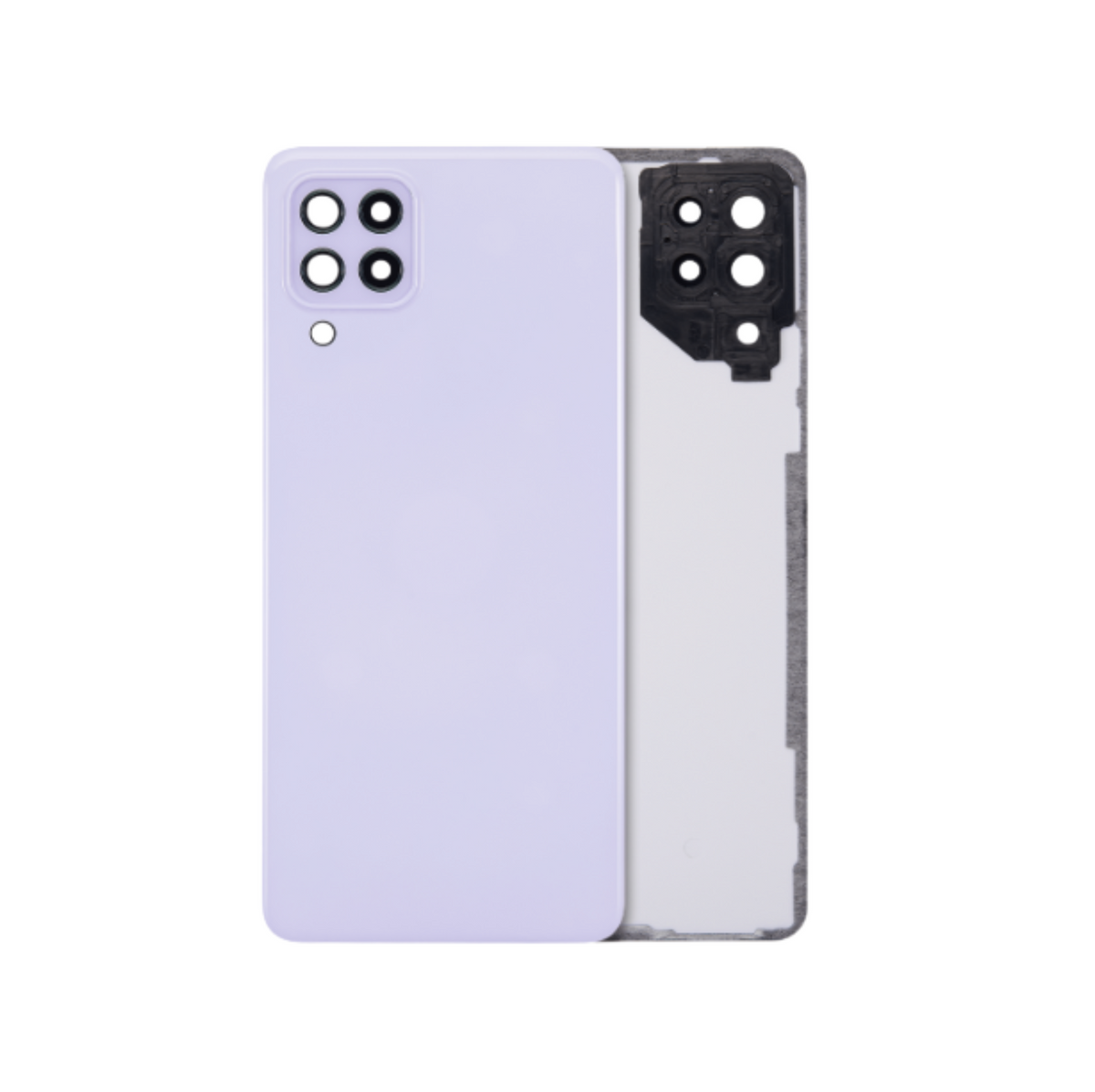Samsung Galaxy A22 4G (A225 / 2021) Back cover Glass With Camera Lens (Violet)