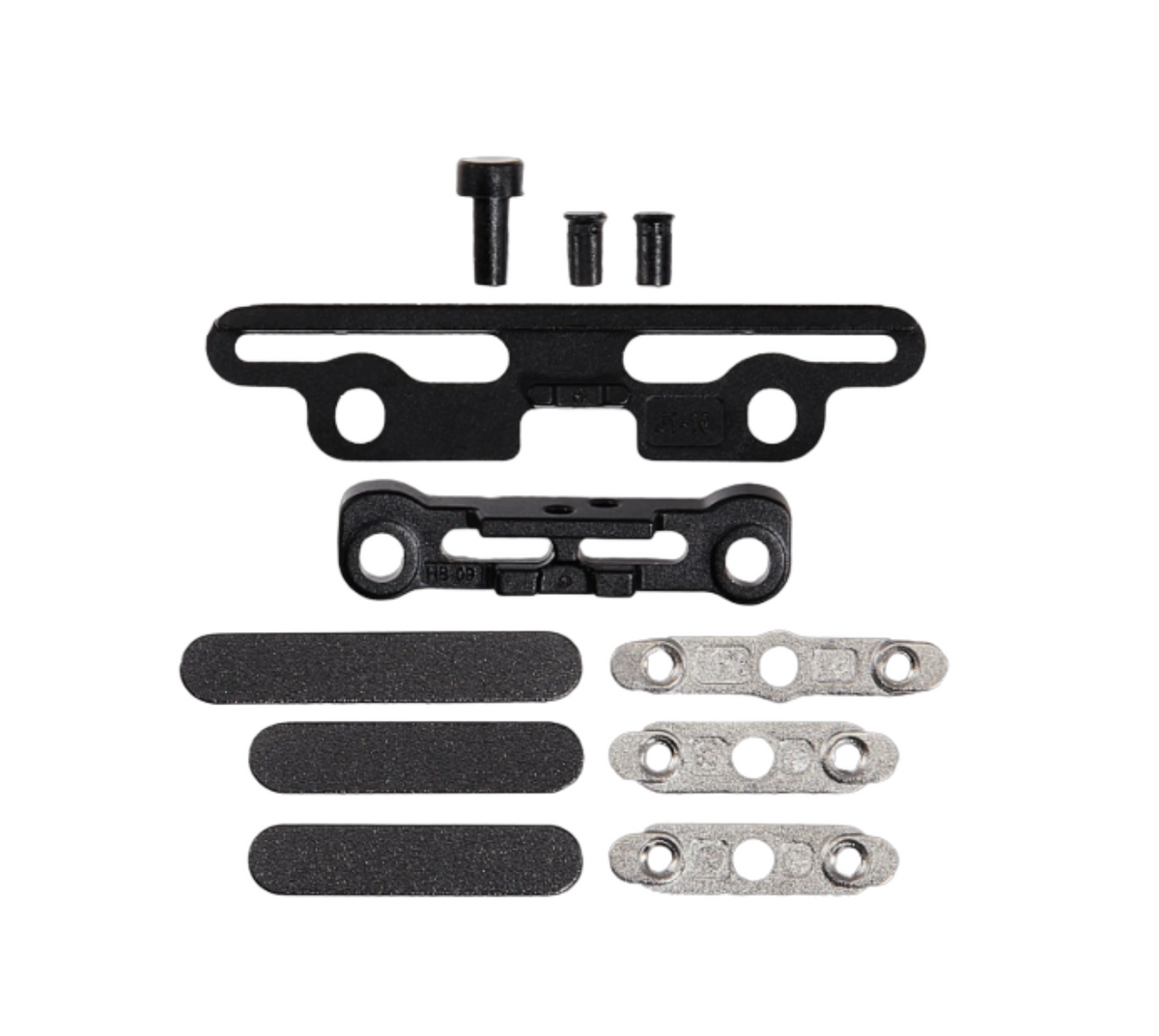 iPad Pro 11" 5th Gen (2024) / Pro 13" 7th Gen (2024) Full Button And Bracket Set (11 Piece Set) (Gray)