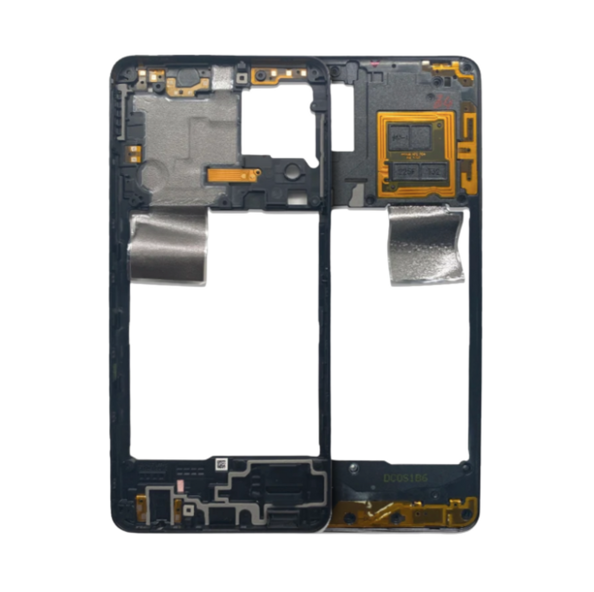 Samsung Galaxy A22 4G (A225 / 2021) Mid-Frame Housing (Black)