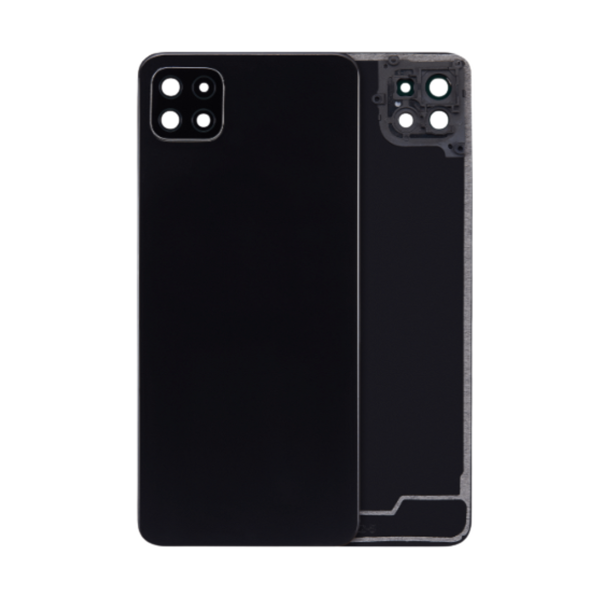 Samsung Galaxy A22 5G (A226 / 2021) Back cover Glass With Camera Lens (Black)