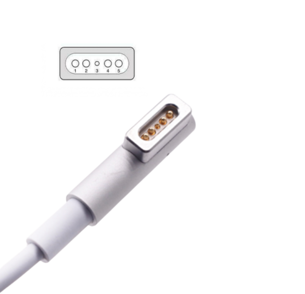 45W MagSafe 1 Power Adapter With Cable (L-Style) For MacBook (OEM Grade A/B) 