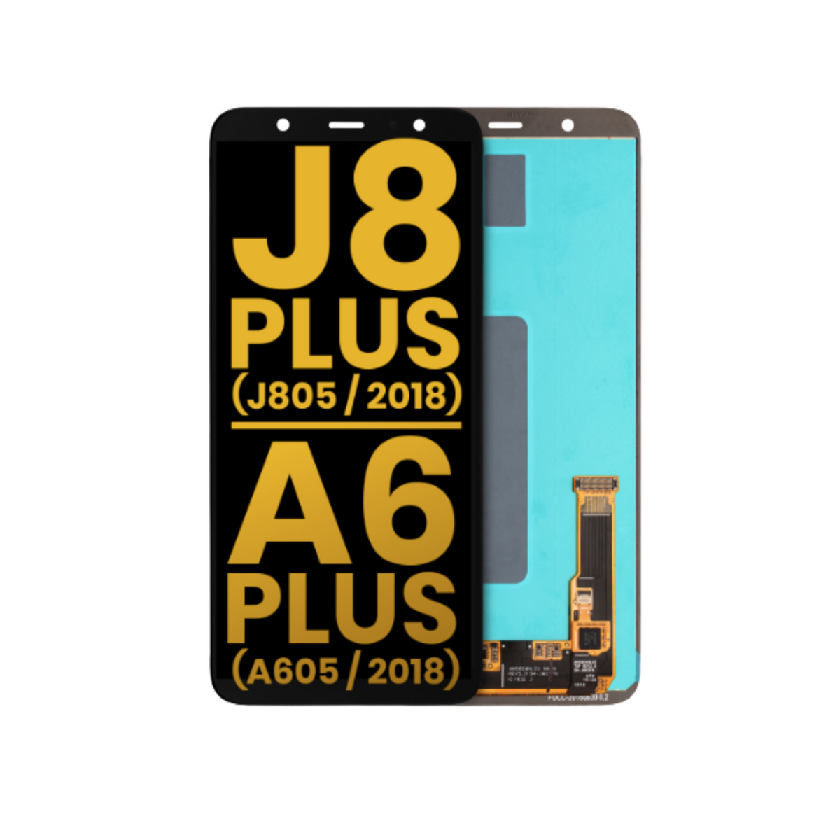Galaxy J8 Plus / A6 Plus OLED screen without frame