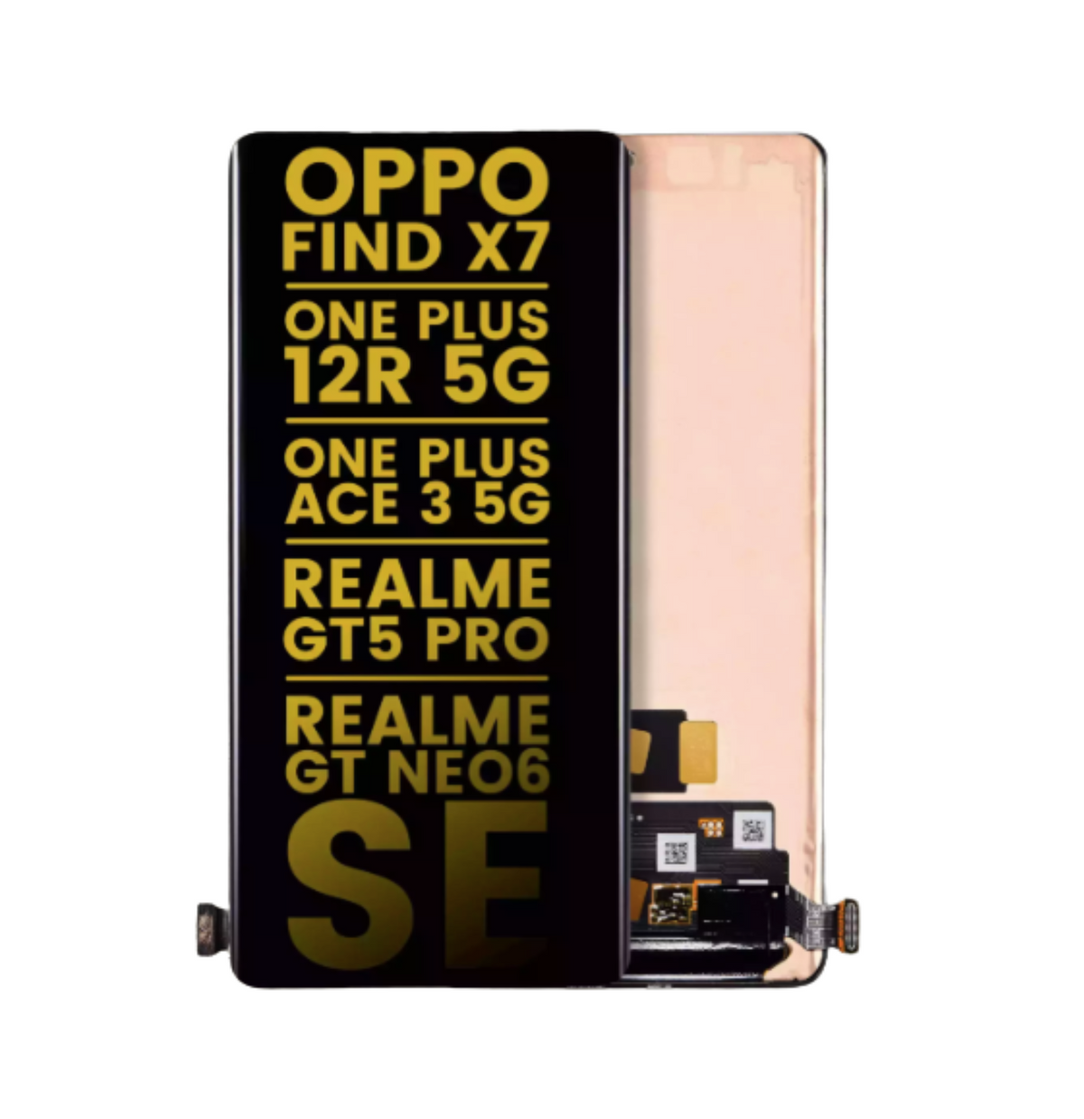 OPPO Find X7 / One Plus 12R 5G / One Plus Ace 3 5G / Realme GT5 Pro / Realme GT Neo6 SE / Realme GT 6 (International Version) / Realme GT 6T / Realme GT Neo6 OLED Assembly Without Frame