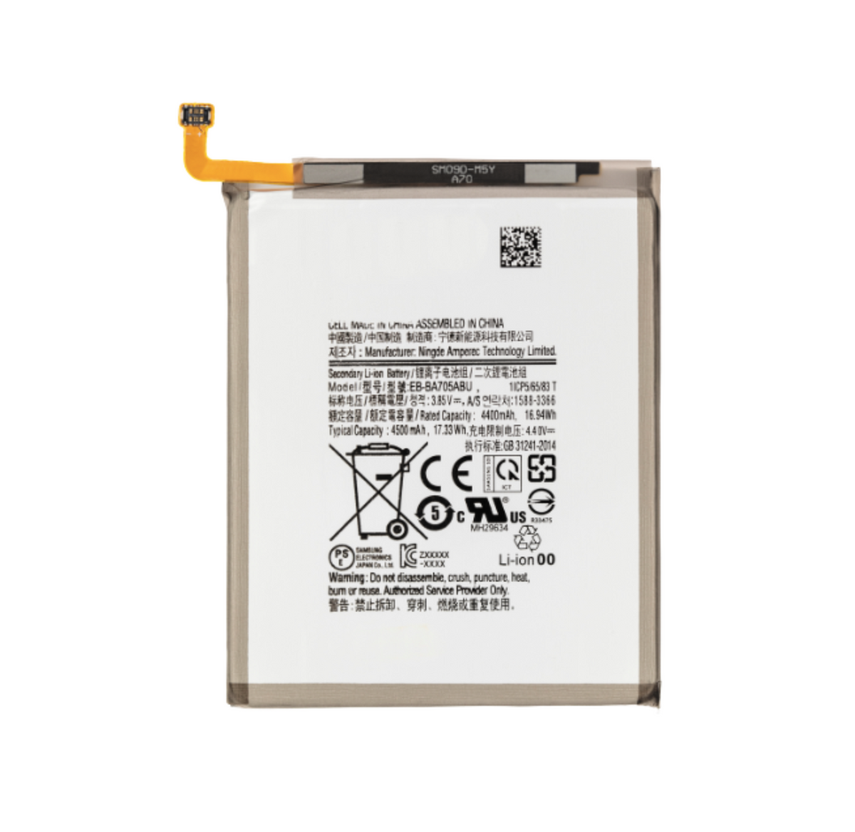 Samsung Galaxy A70 A705 SM-A705 Battery EB-BA705ABU 4500mAh