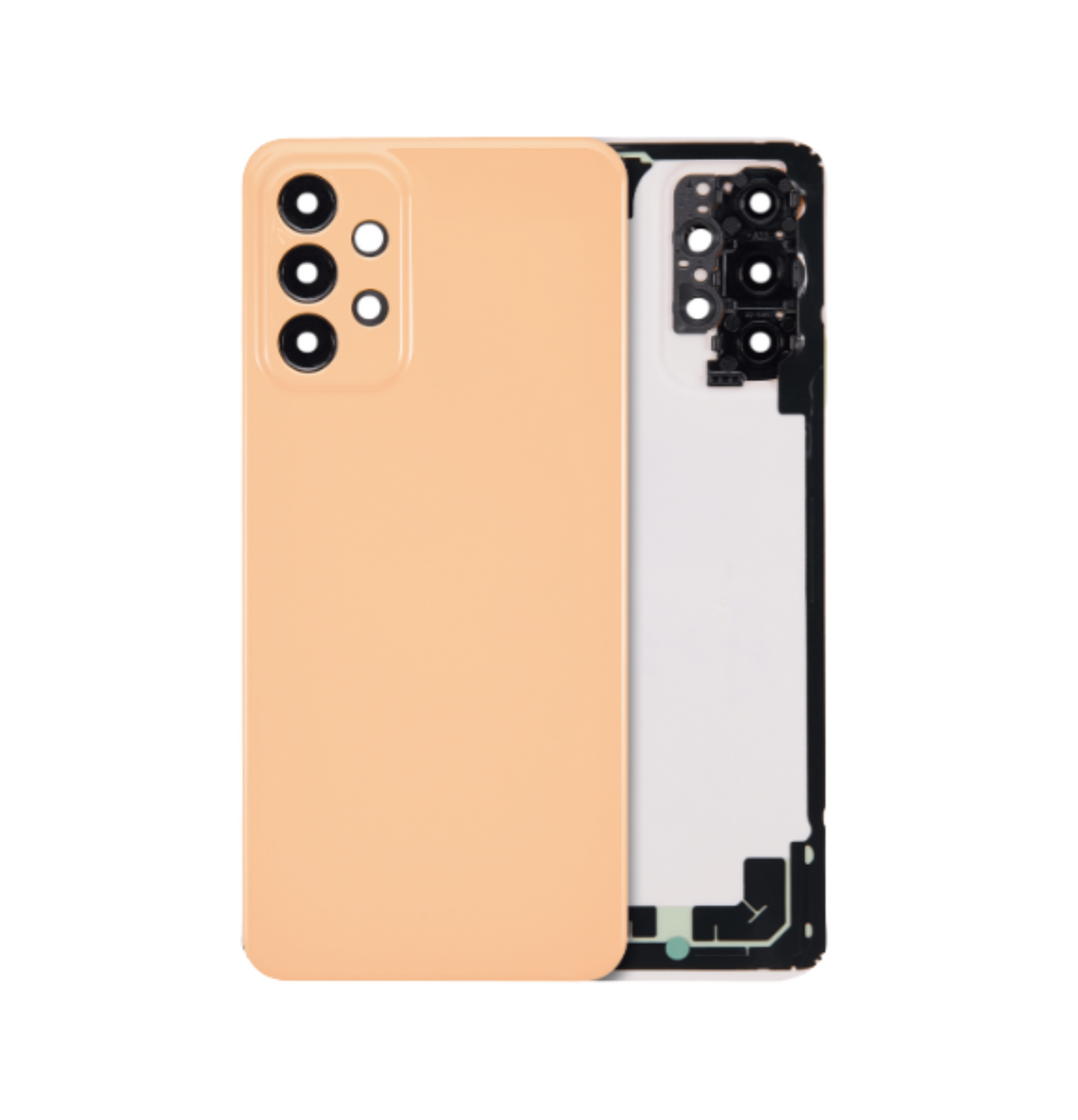 Samsung Galaxy A23 (A235 / 2022) Back cover Glass (Peach)
