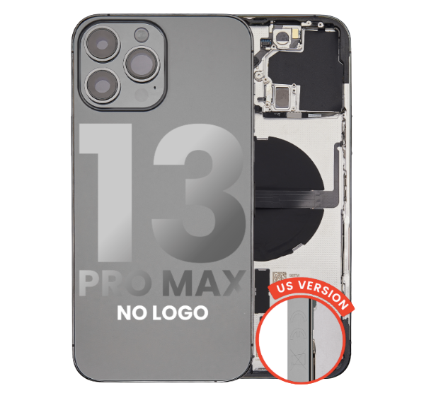 iPhone 13 Pro Max Back Housing with Small Components Pre-Installed (US Version) (No Logo)