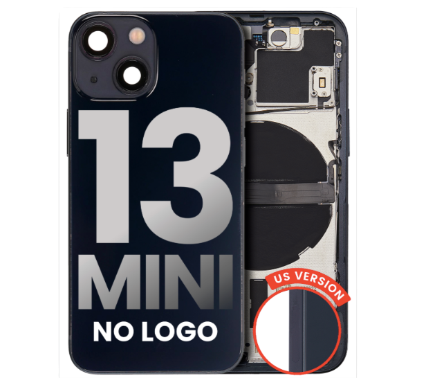iPhone 13 Mini Back Housing with Small Components Pre-Installed (US Version) (No Logo)