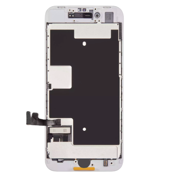 iPhone 8 / SE (2020 / 2022) Screen Assembly with Steel Plate - White (Aftermarket)