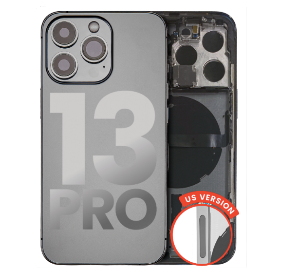 iPhone 13 Pro Back Housing with Small Components Pre-Installed (US Version) (Used OEM Pull: Like New)